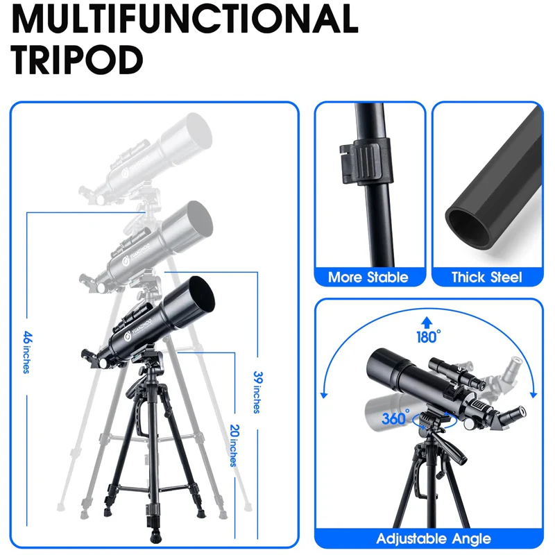 Portable Astronomical Telescope with Tripod - Image 14