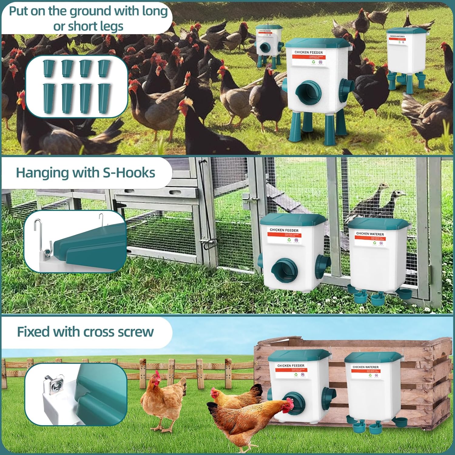 Automatic Chicken Feeder Chicken Drinker - Image 4