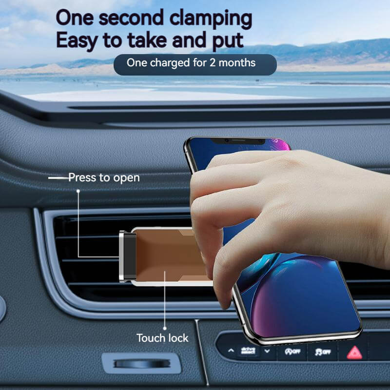 Automatic Clamping Car Phone Holder | Car Phone Mount - Image 3