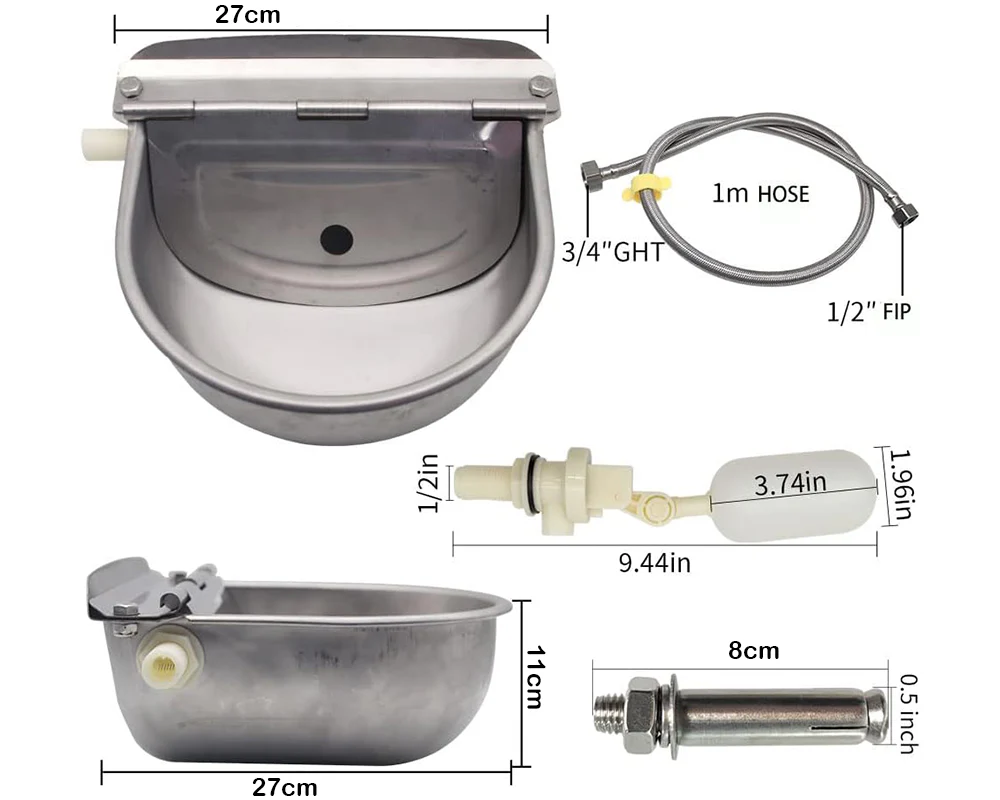Automatic Drinking Bowl Water Trough Bowl - Image 3
