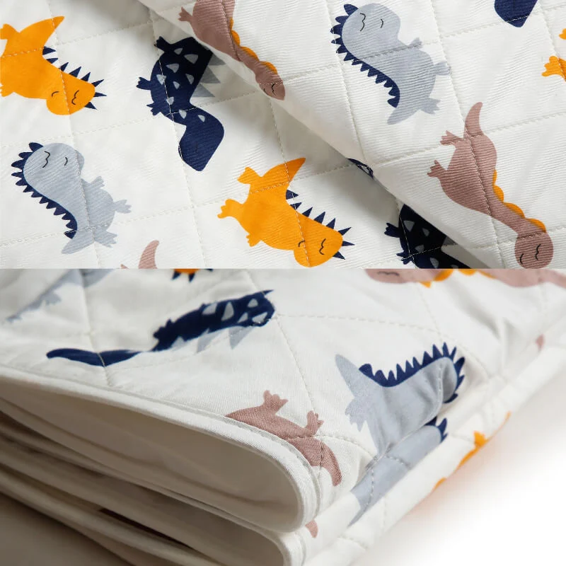 Baby & Kid Waterproof Bed Pad With Wings-Dinosaur - Image 3