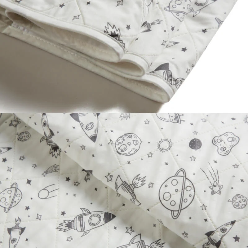 Baby & Kid Waterproof Bed Pad With Wings-Space - Image 3