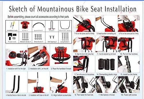 Front Mounted Bicycle Carrier Support – Red - Image 7