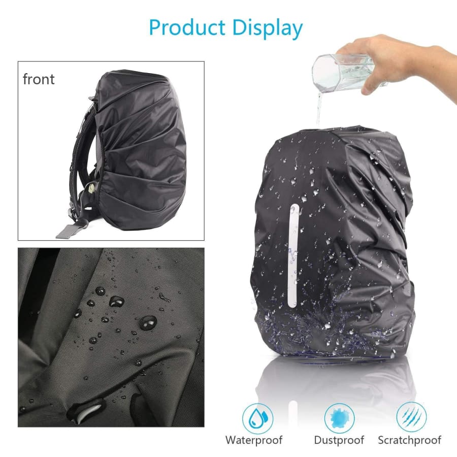Backpack Waterproof Black Cover - Image 3
