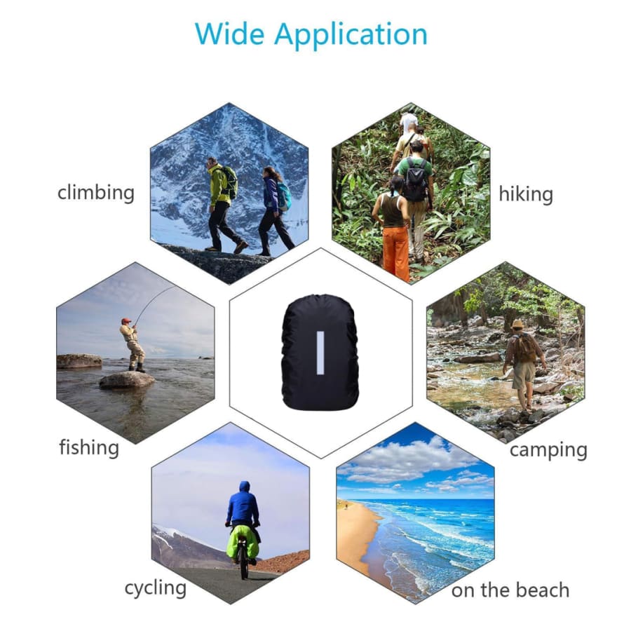 Backpack Waterproof Black Cover - Image 9