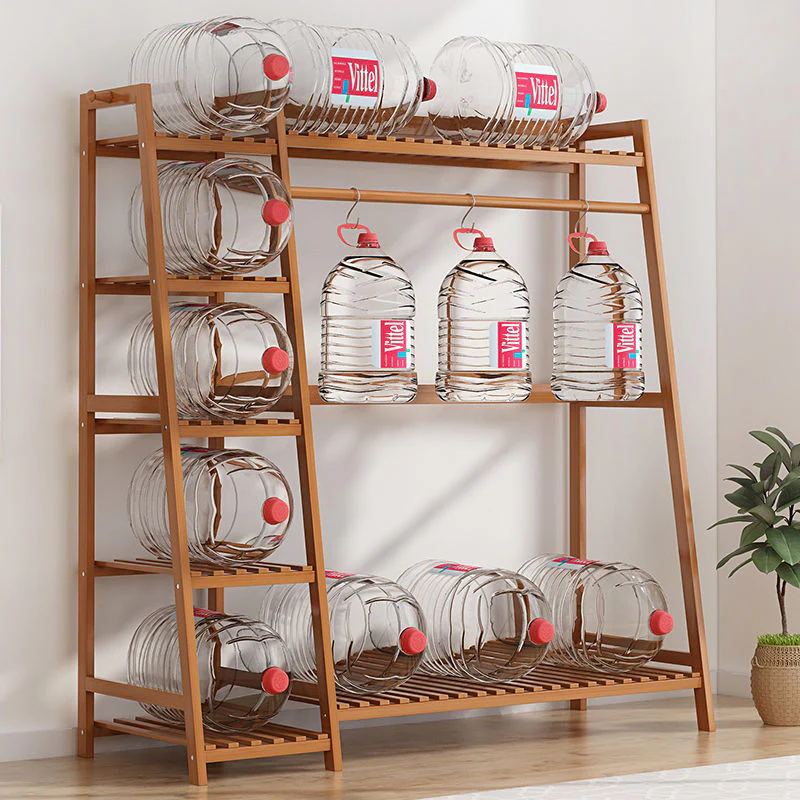 Bamboo Wardrobe Clothes Rack - Image 5