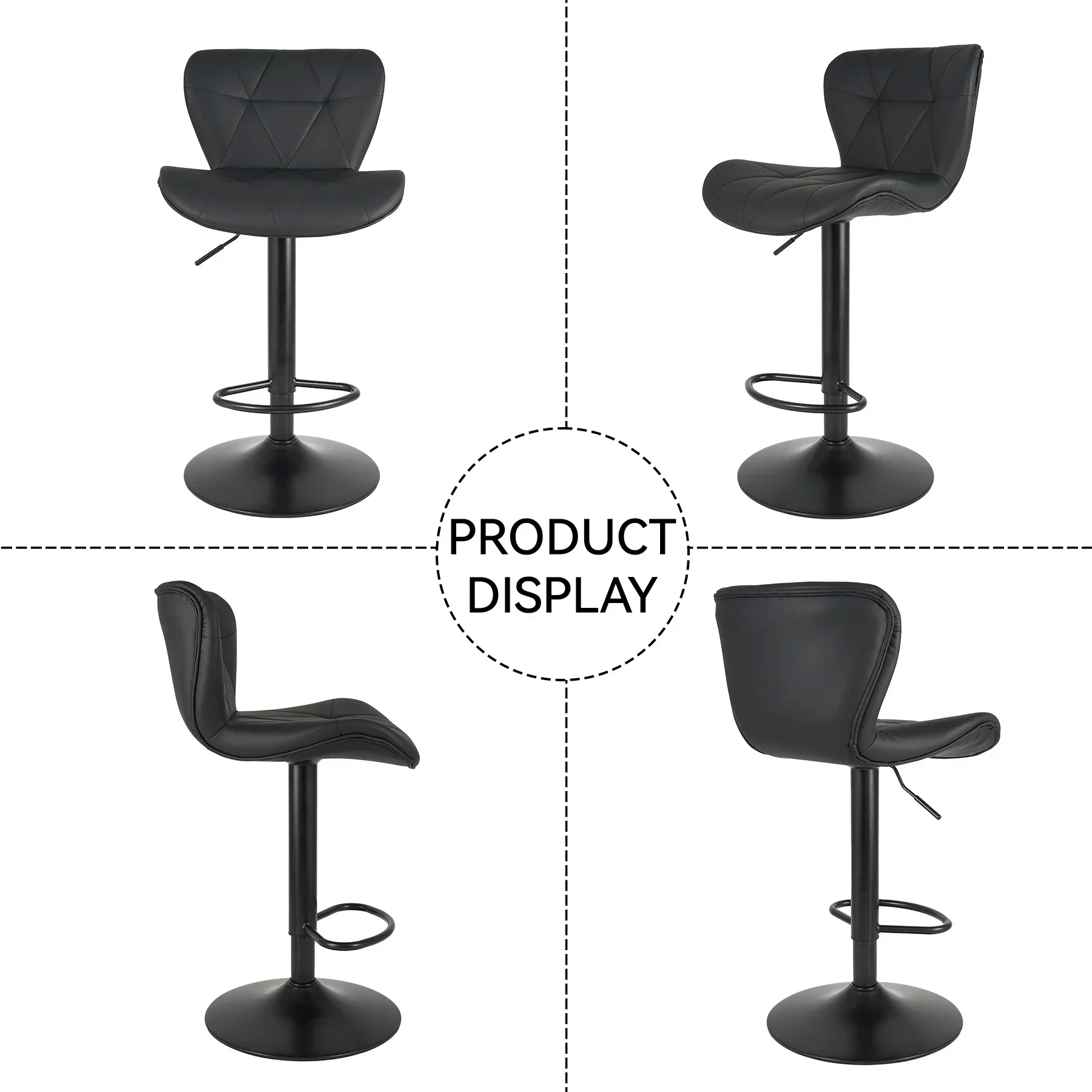 Bar Stools Adjustable Swivel Bar Stools - Image 8