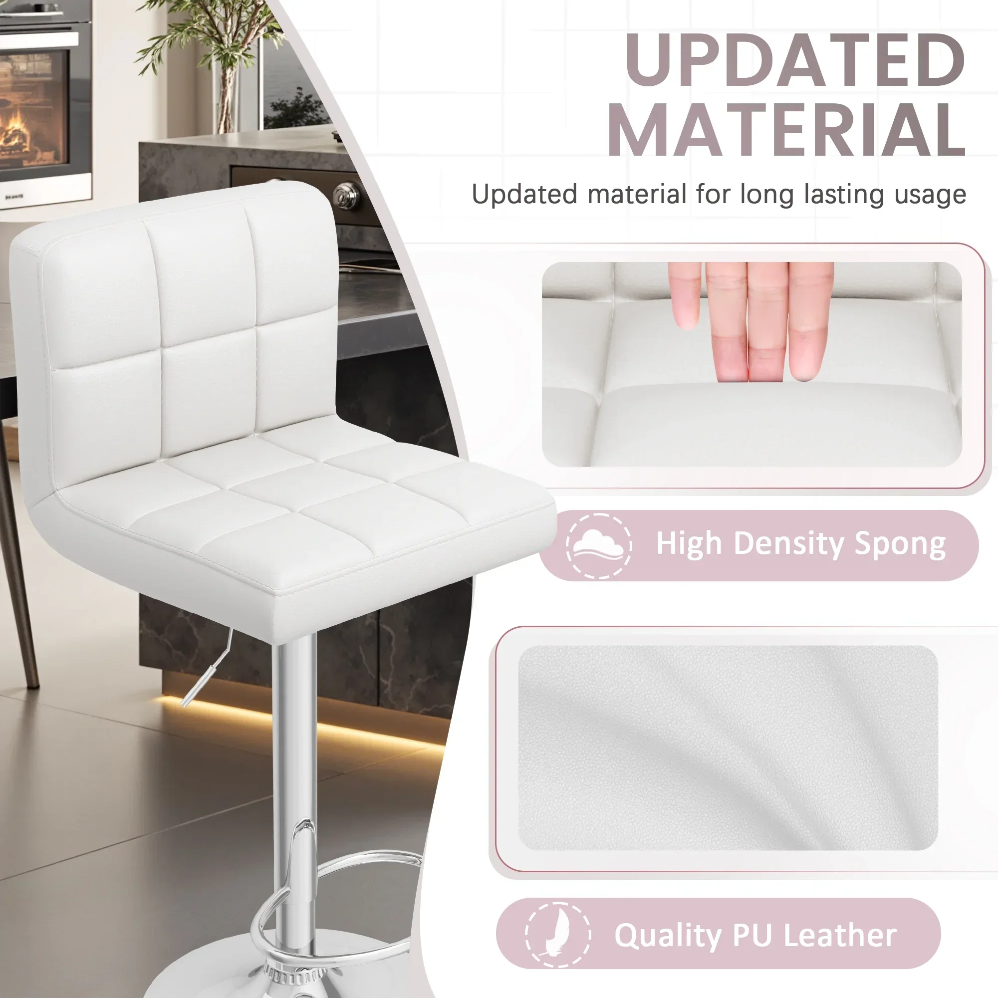 Bar Stools Chair Breakfast Bar Stools Kitchen Bar Stools - Image 15