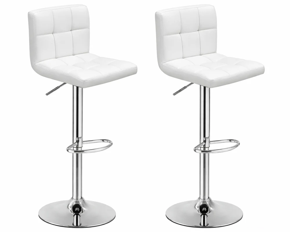 Bar Stools With Pu Leather Height Adjustable Bar Stools - Image 16