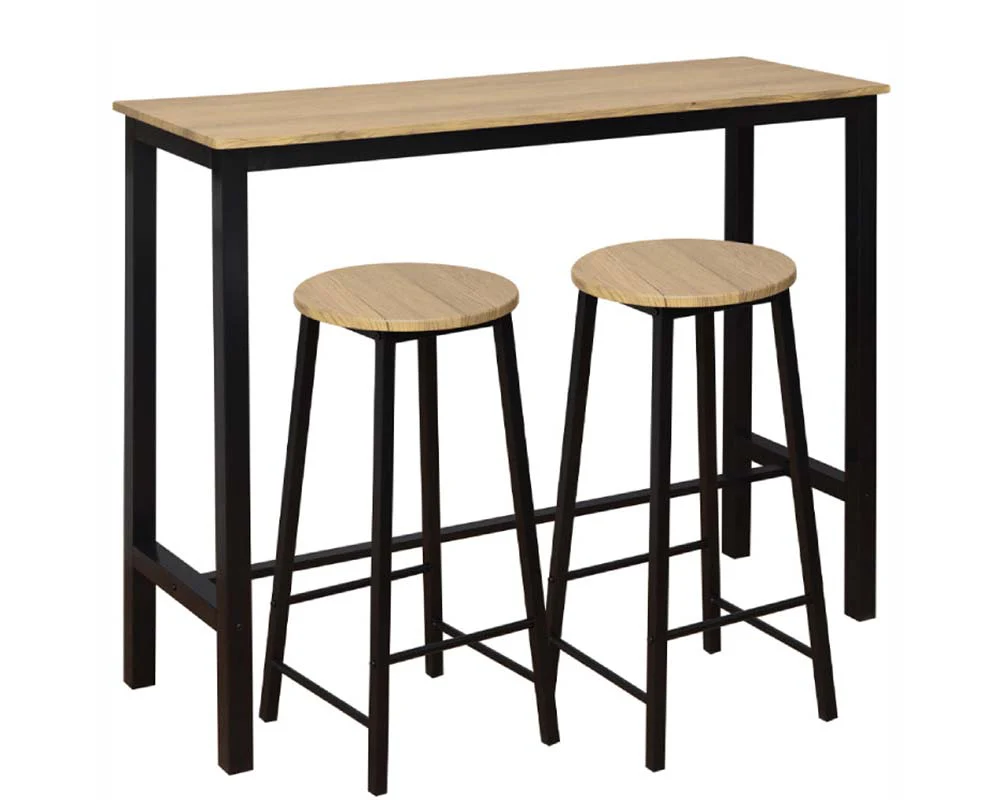 Bar Table Set with Bar Stools - Image 6