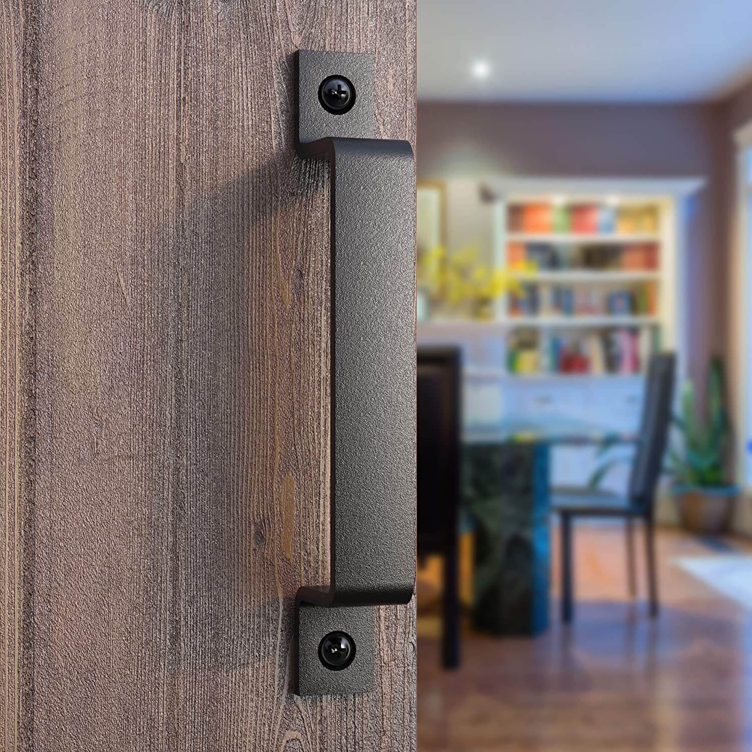 Barn Door Handle 8 Inch Solid Steel Gate Handle - Image 5