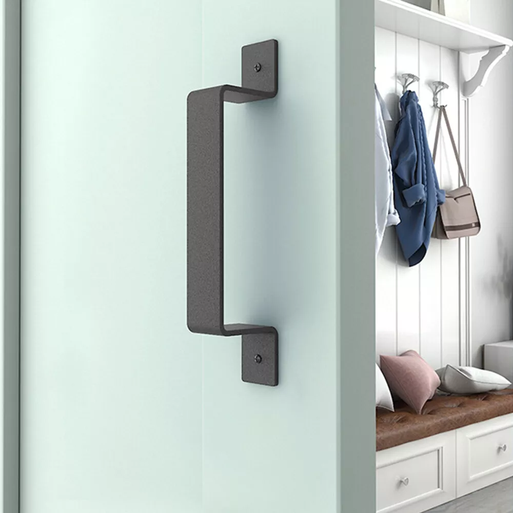 Barn Door Handle Black - Image 6