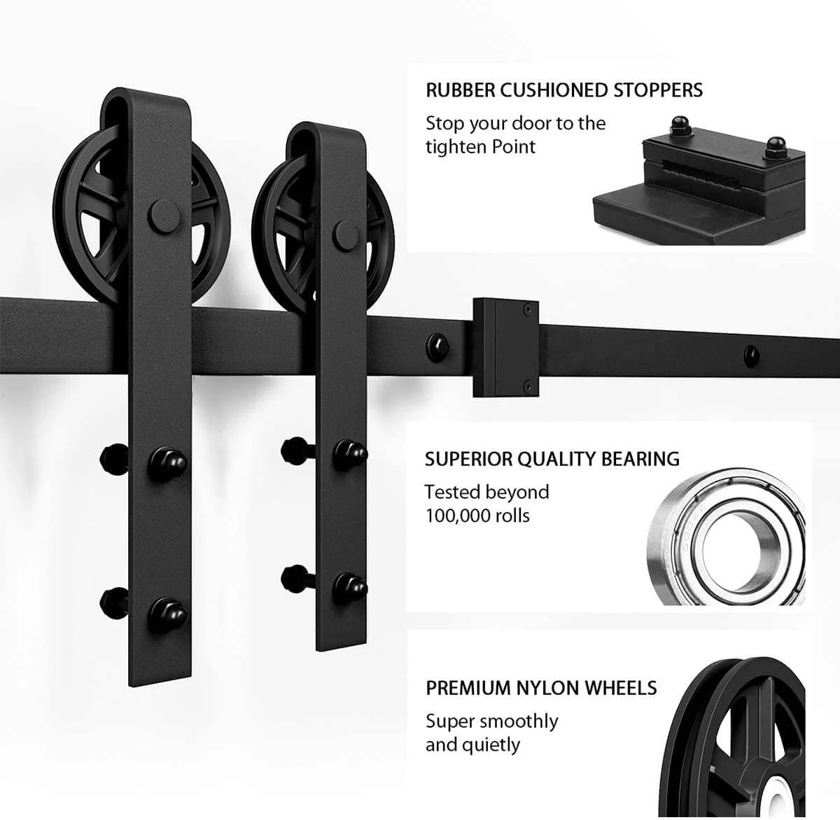 Barn Door Hardware 1.5M - Image 9