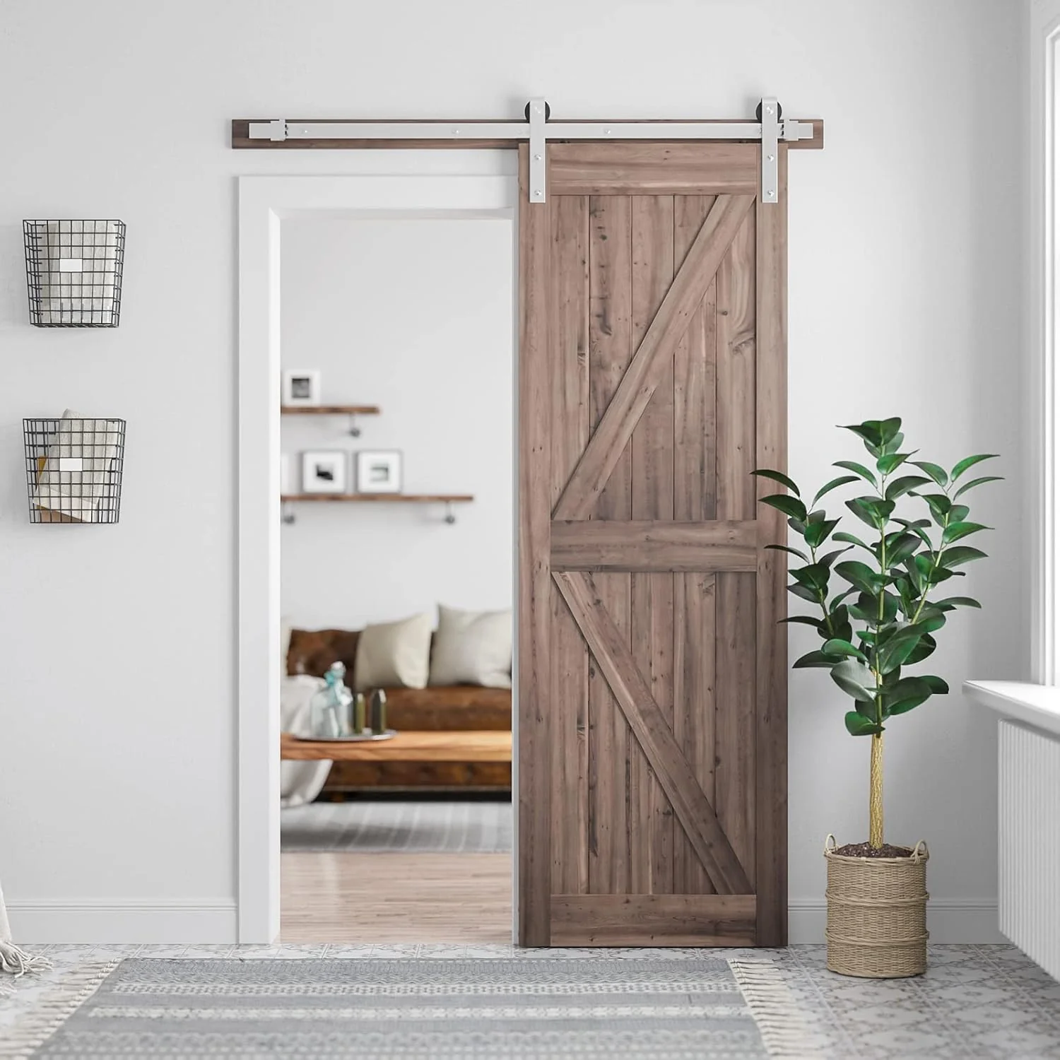 Barn door Hardware 1.5M Single Door - Image 4