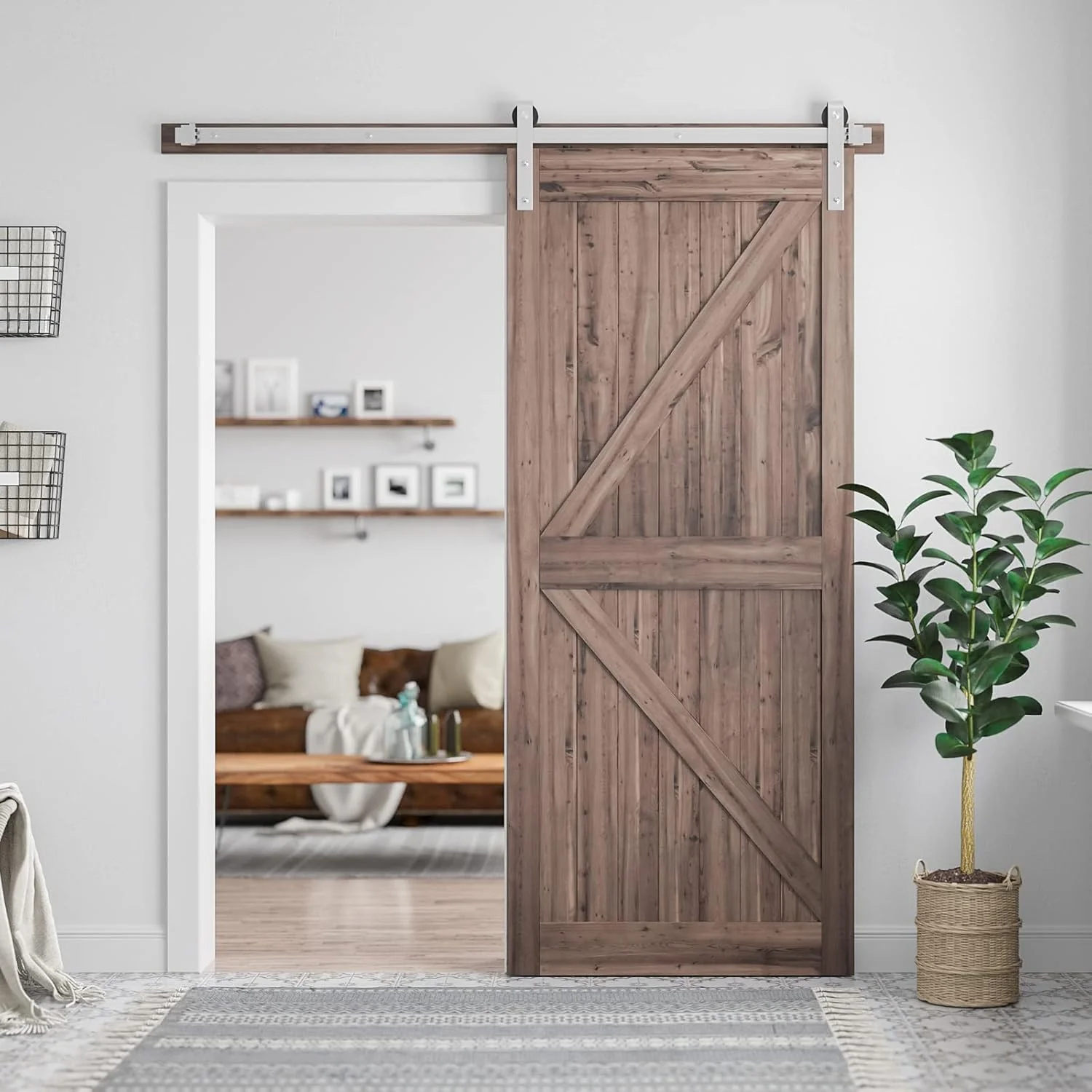 Barn door Hardware 1.85M Single Door - Image 8