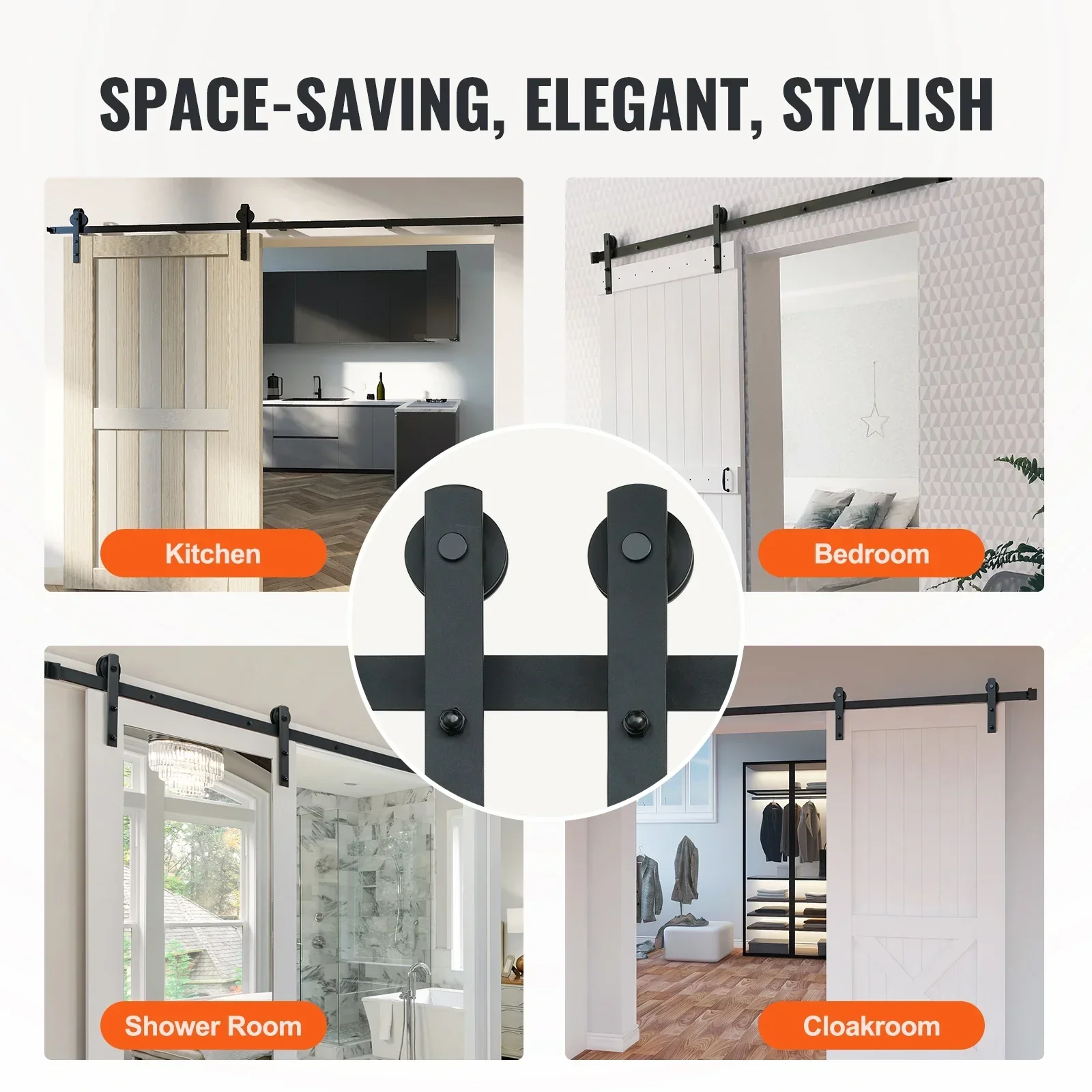 Barn Door Hardware 2.5M - Image 4