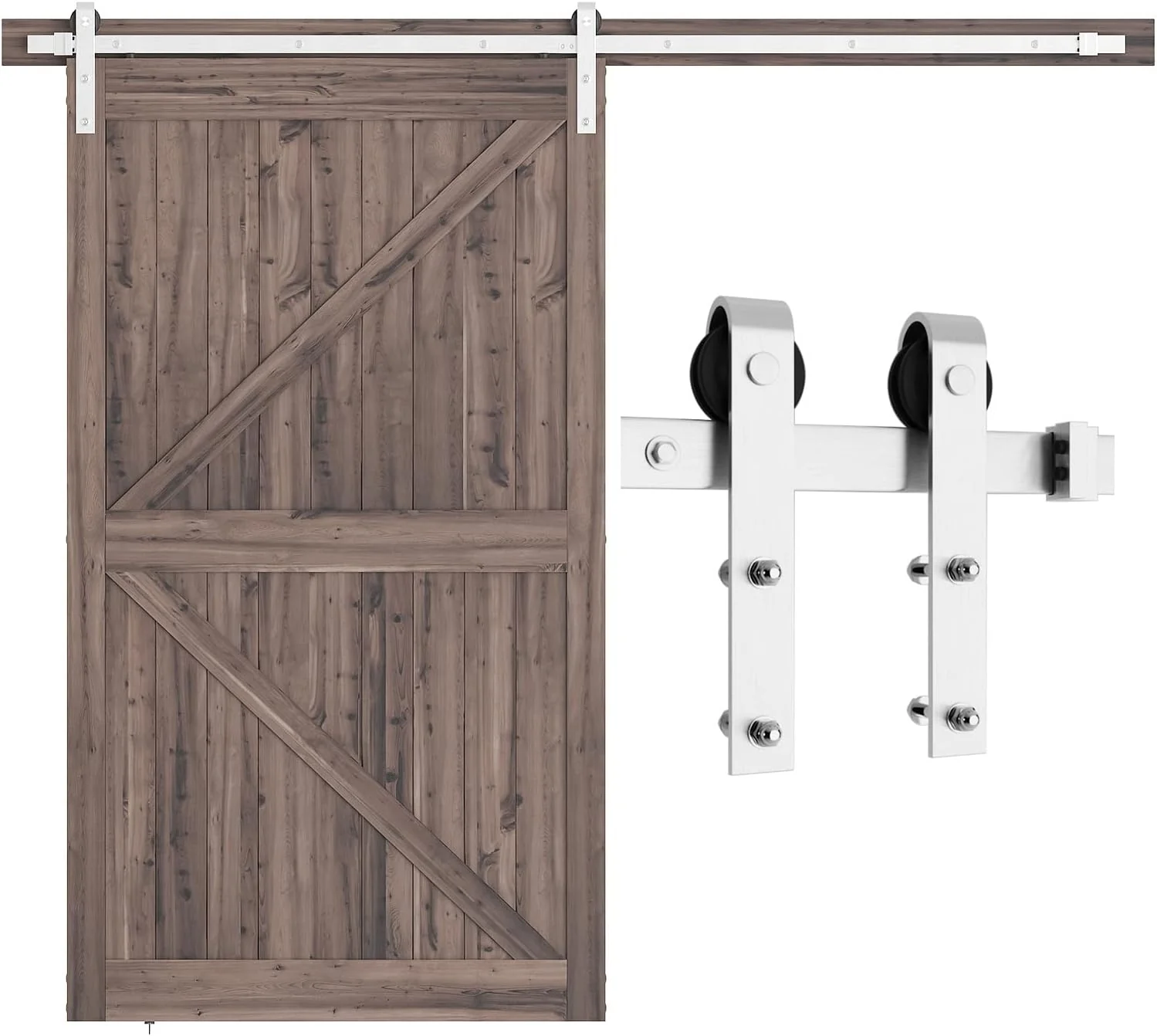 Barn door Hardware 2.5M Single Door - Image 4