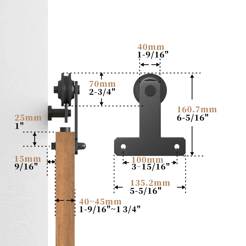 Barn Door Hardware 4M - Image 2