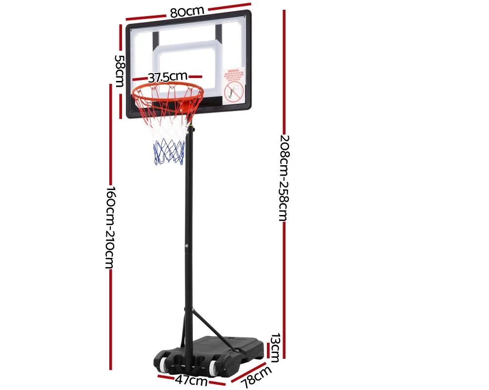 Adjustable Portable Basketball Hoop 2.5 M - Image 5