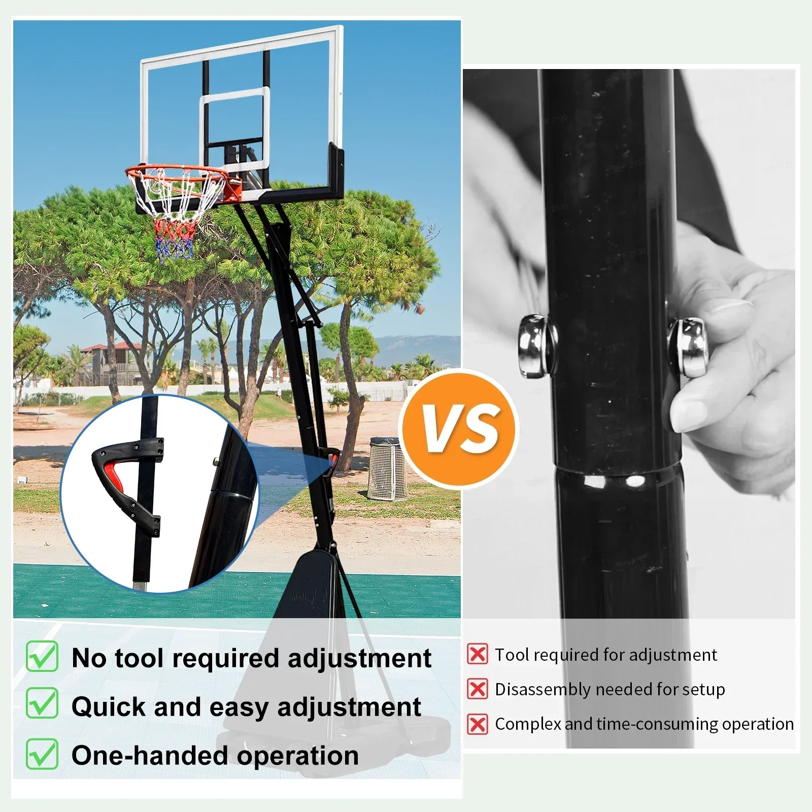 Basketball Hoop With Stand - Image 2