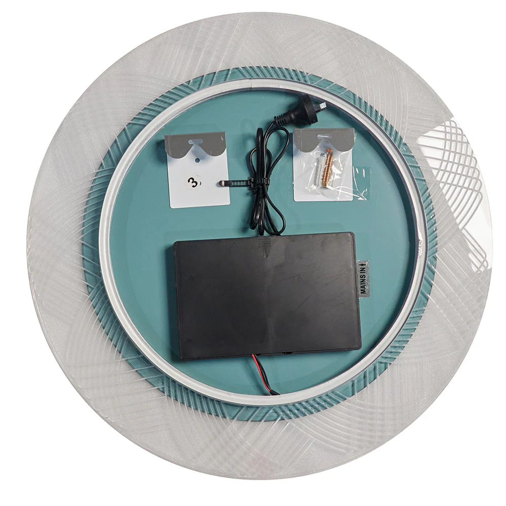 Bathroom LED Mirror Round Frameless 60CM - Image 4
