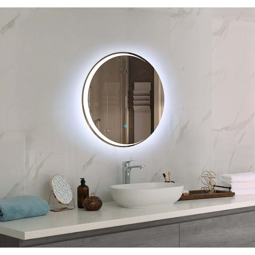 Bathroom LED Mirror Round Frameless 70CM - Image 4