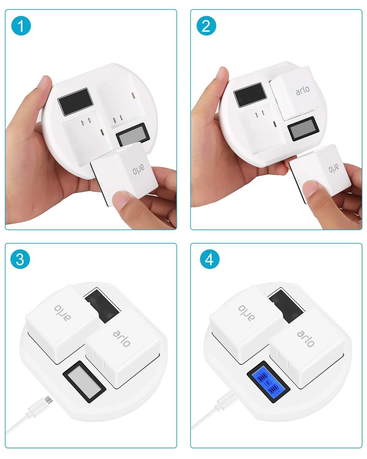 Battery Charger Compatible for Arlo Batteries - Image 6
