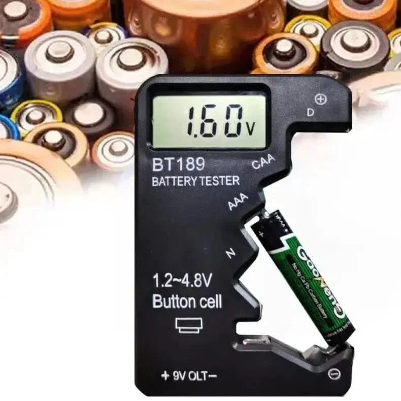Battery Tester (Button Cell, AA, AAA, C, D, 9V, 14500, 16340) - Image 2