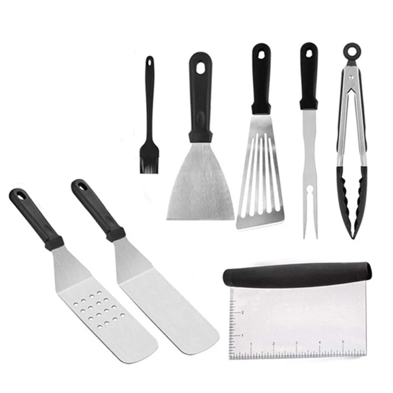 Griddle Accessories Kit 38PCS – Stainless Steel BBQ Tool Set with Storage Bag - Image 7