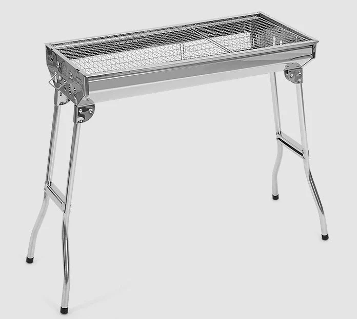 BBQ Stove Foldable Stainless Steel Charcoal BBQ Stove Grill - Image 5