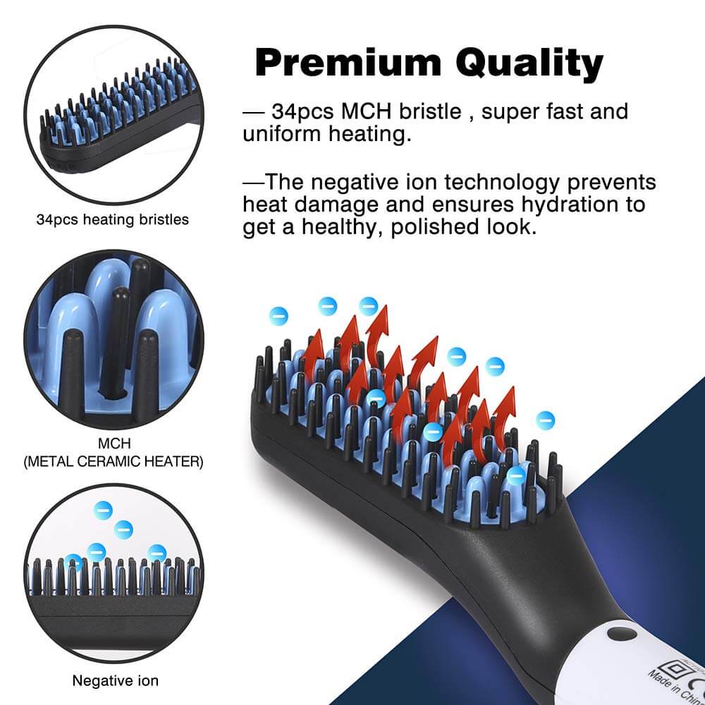 Beard Straightener Heated Comb - Image 5