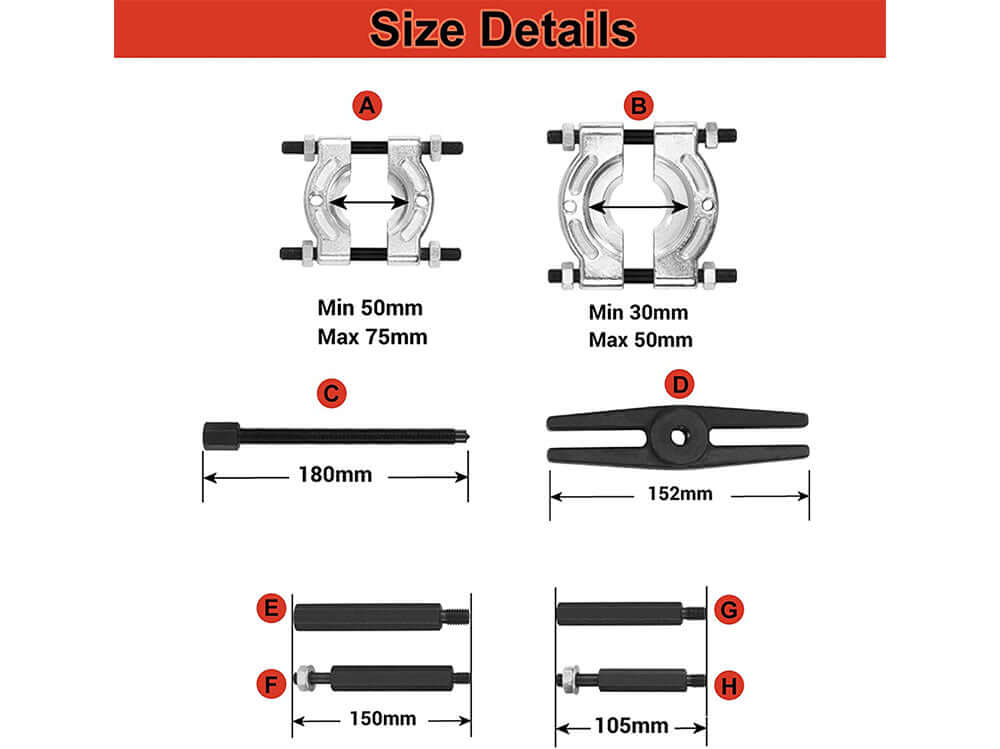 Bearing Extractor 12PCS - Image 9