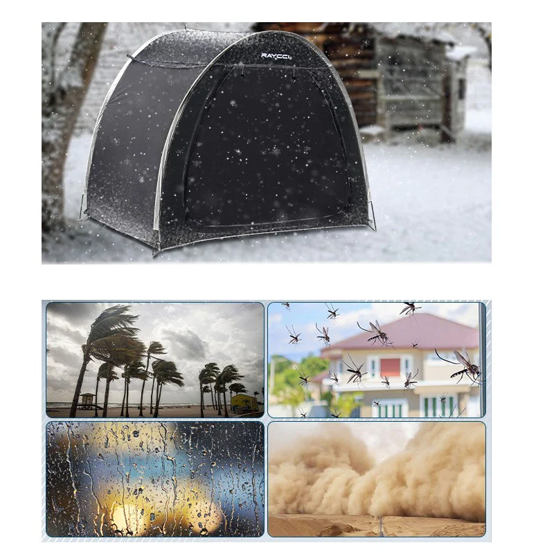 Bicycle Shelter Outdoor Bike Cave Garden Bike Storage Shed Travel Tent - Image 6
