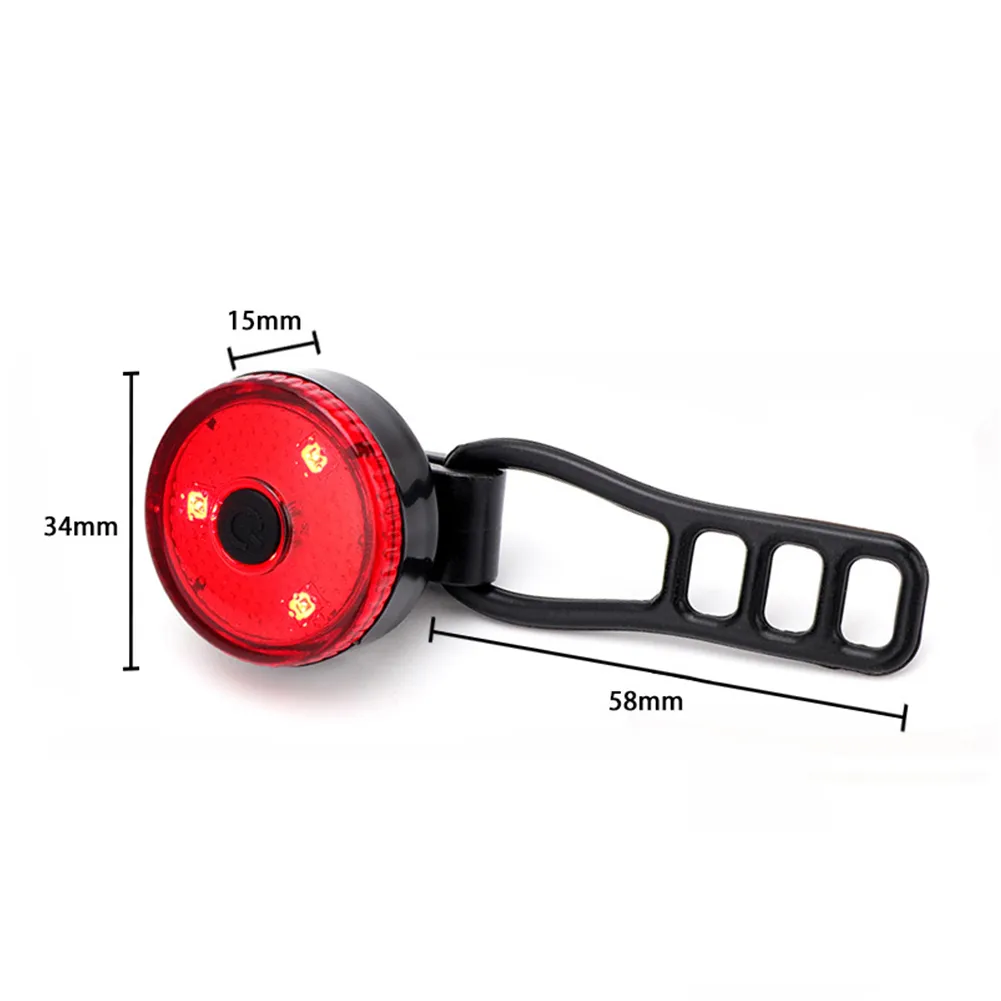 Bike Taillight - USB Rechargeable Cycling Saddle Rear Light for Safety - Image 2