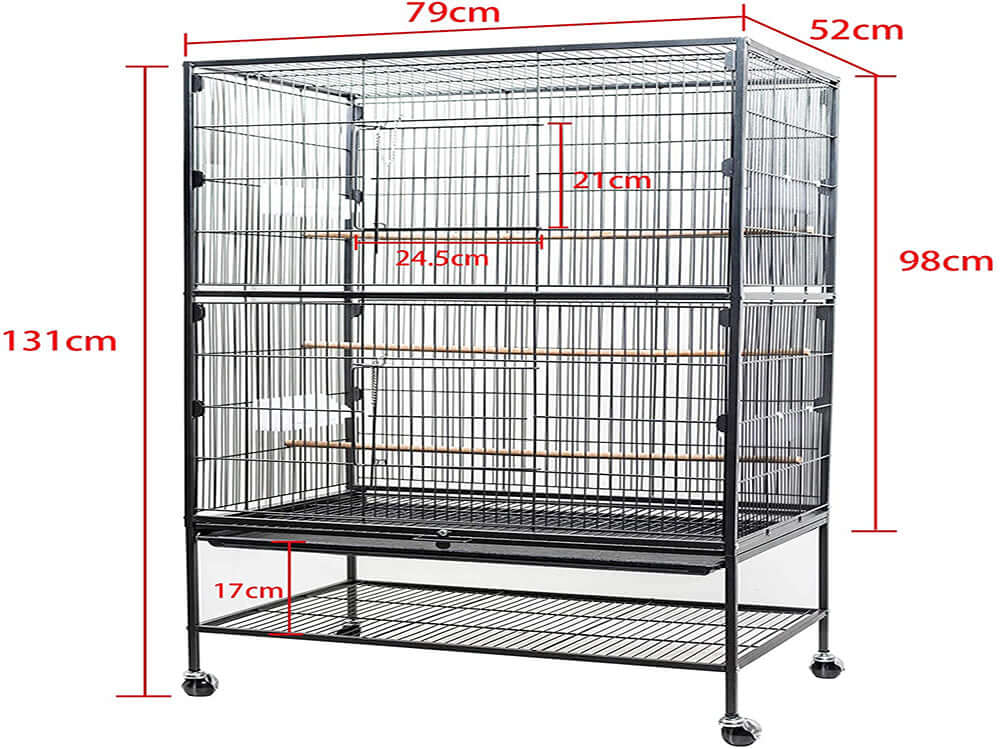 Bird Cage Parrot Aviary Perch Carrier - Image 2