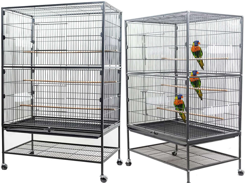 Bird Cage Parrot Aviary Perch Carrier - Image 3