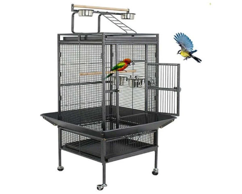Bird Cage Parrot Aviary Perch Carrier - Image 9