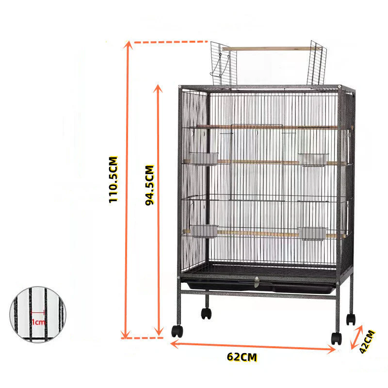 Bird Cage Parrot Aviary Perch Carrier - Image 3