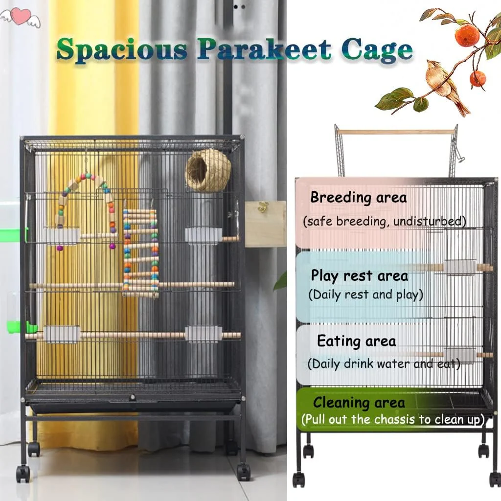 Bird Cage Parrot Aviary Perch Carrier - Image 5