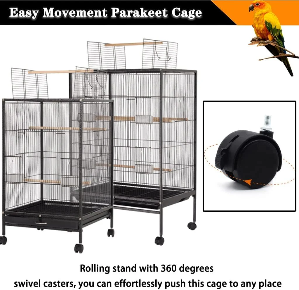Bird Cage Parrot Aviary Perch Carrier - Image 6