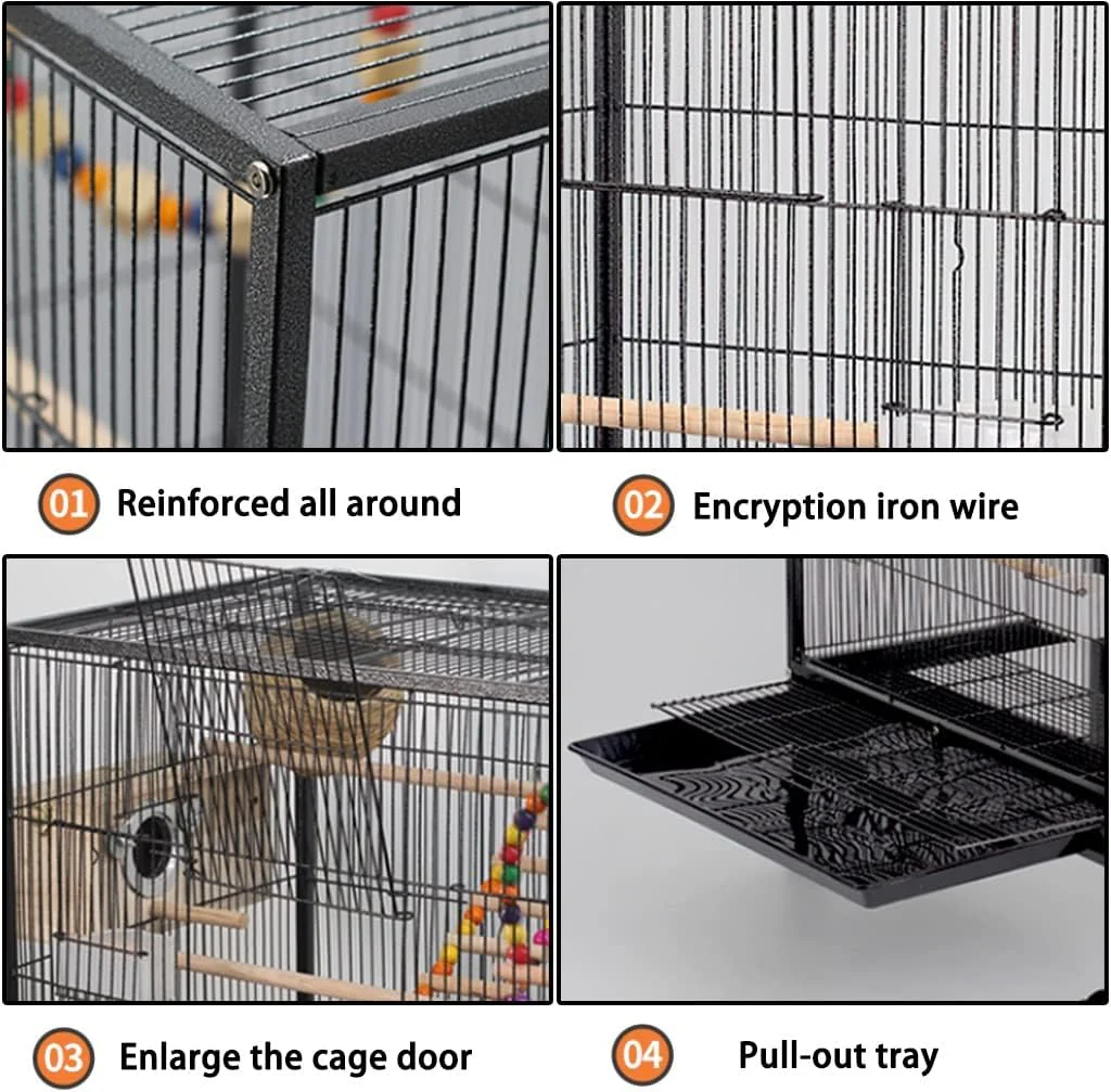 Bird Cage Parrot Aviary Perch Carrier - Image 7