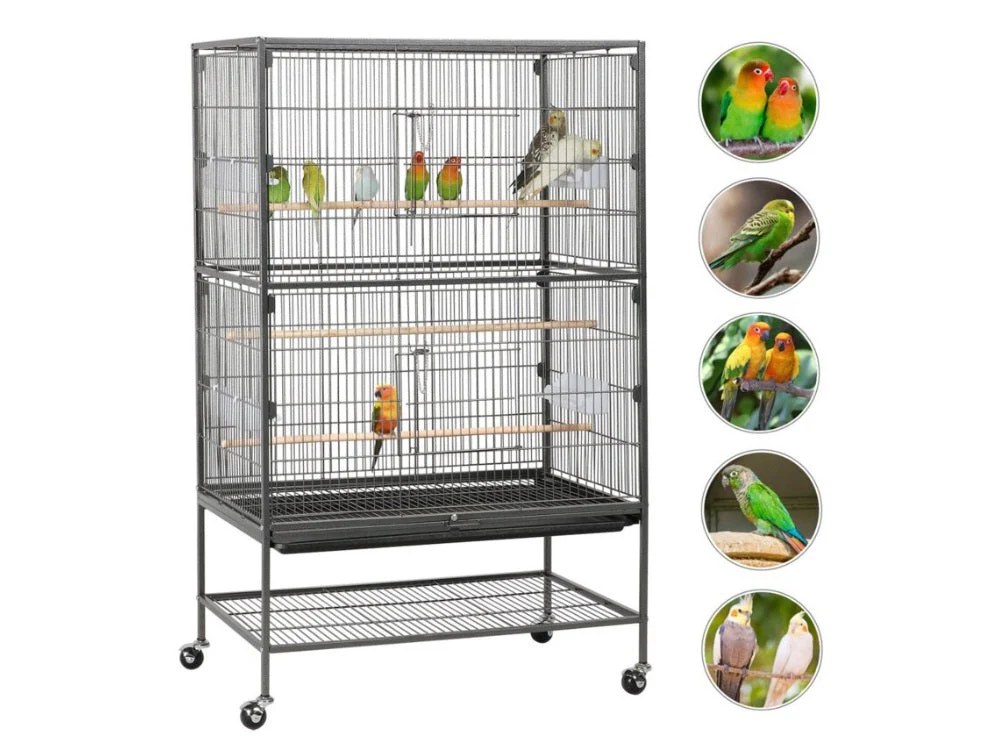 Bird Cage Parrot Aviary Perch Carrier - Image 4