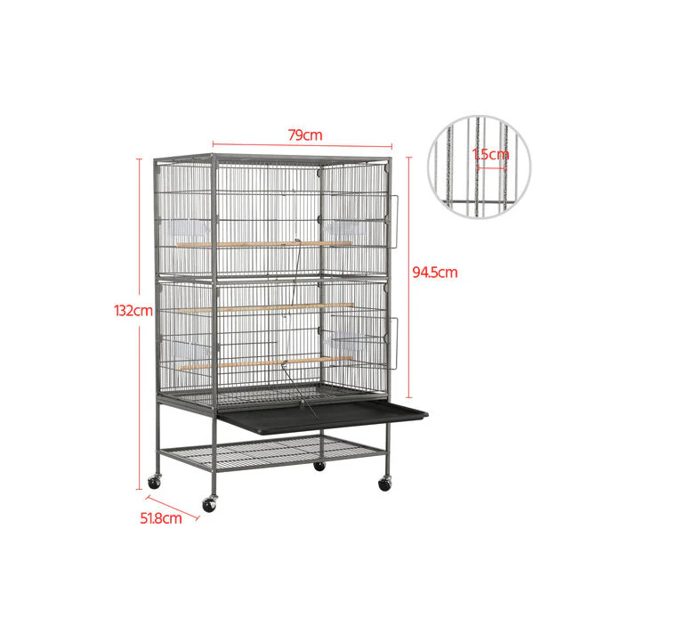 Bird Cage Parrot Aviary Perch Carrier - Image 8