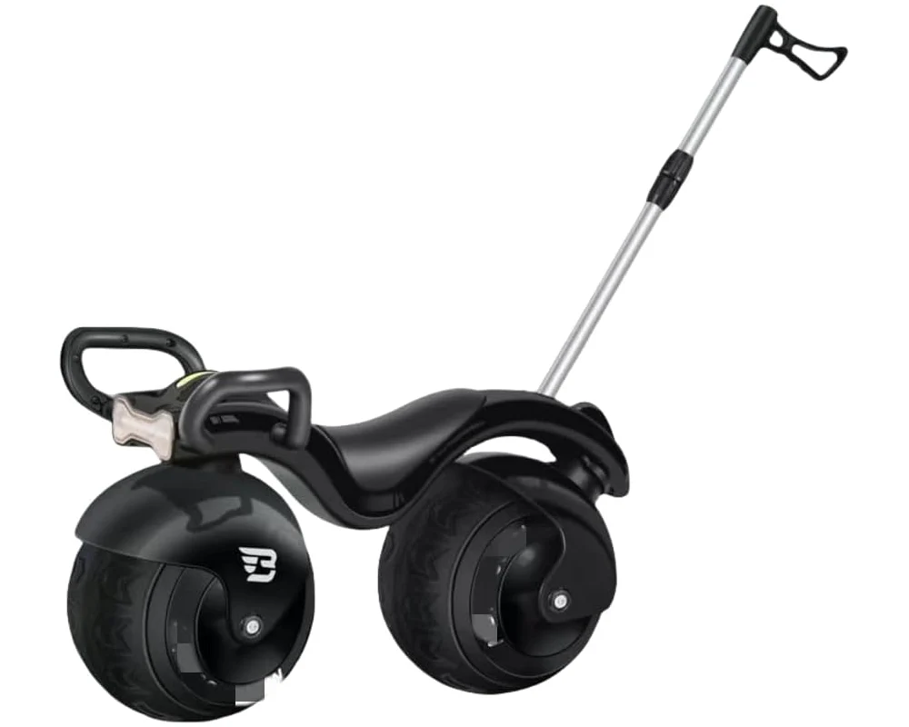 Ride-On Balance Bike with Music and Parent Push Bar - Image 3