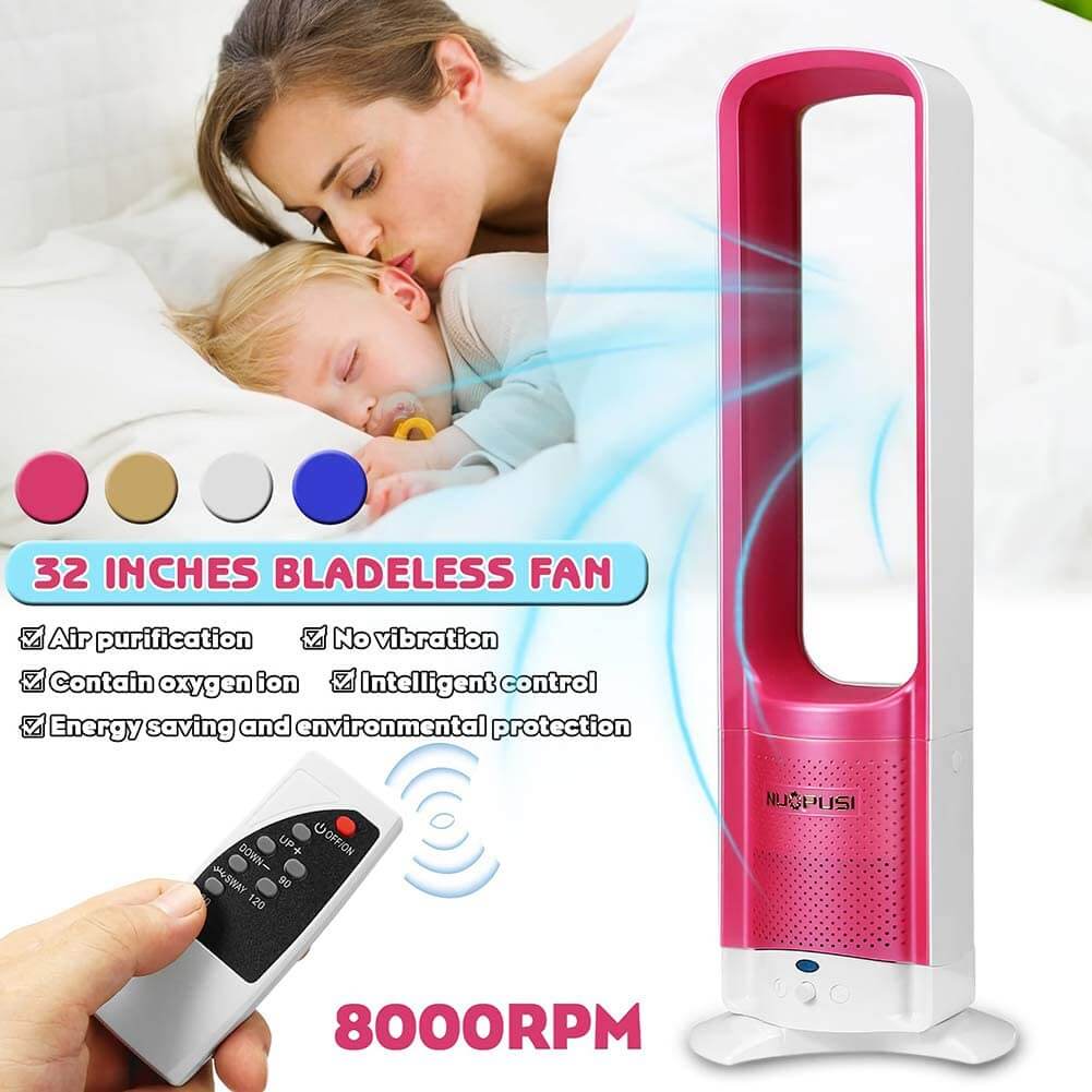 Bladeless Fan 32 inch with remote - Image 8