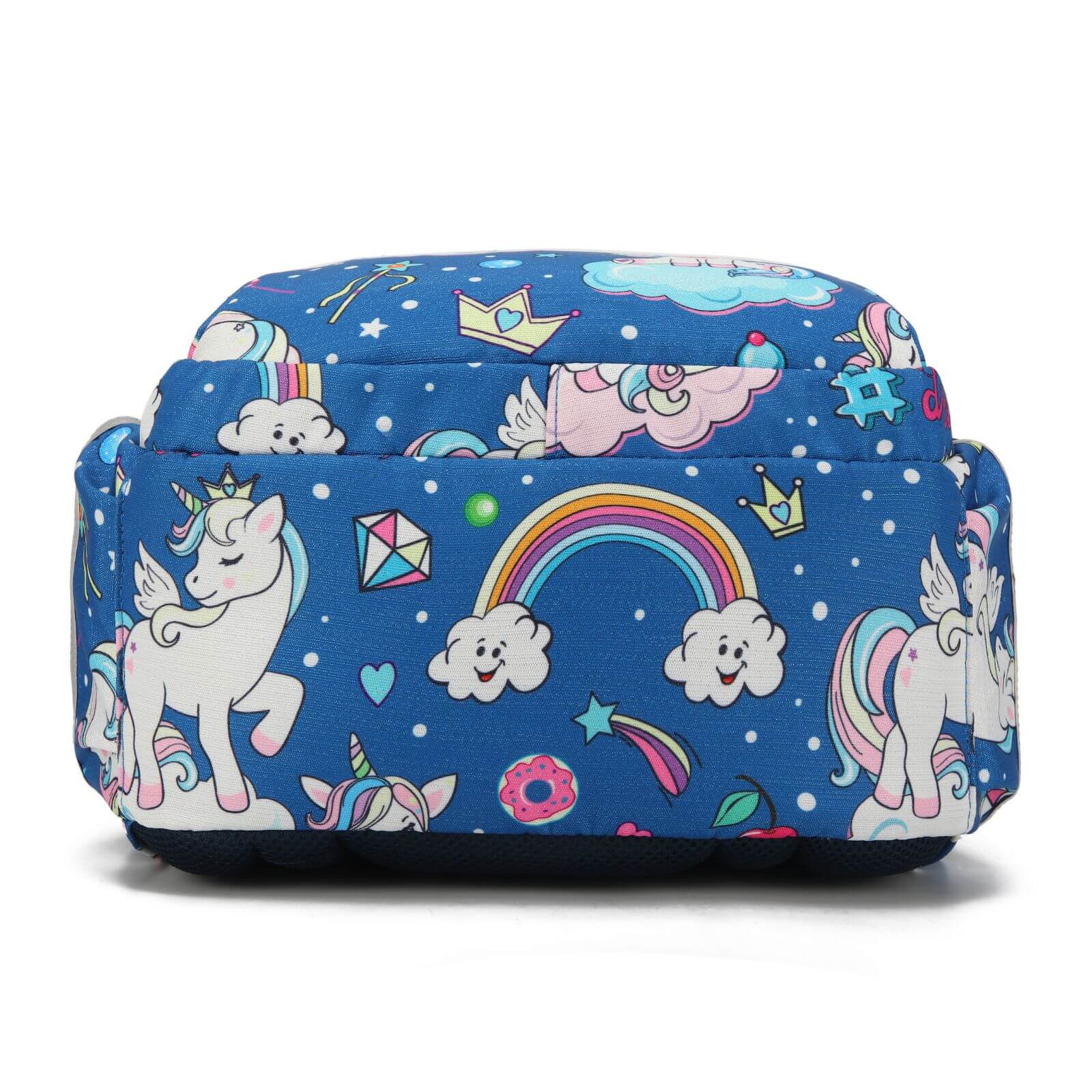 Blue Rainbow Unicorn Backpack & School Bags for Girls - Image 9