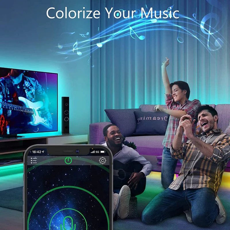 Bluetooth LED Strip Lights 15M Colour Changing - Image 11