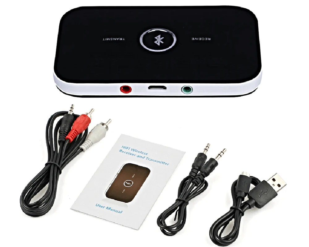 Bluetooth Transmitter Receiver 3.5Mm Audio Cable 2-In-1 Wireless Adapter For Headphone Speaker - Image 11