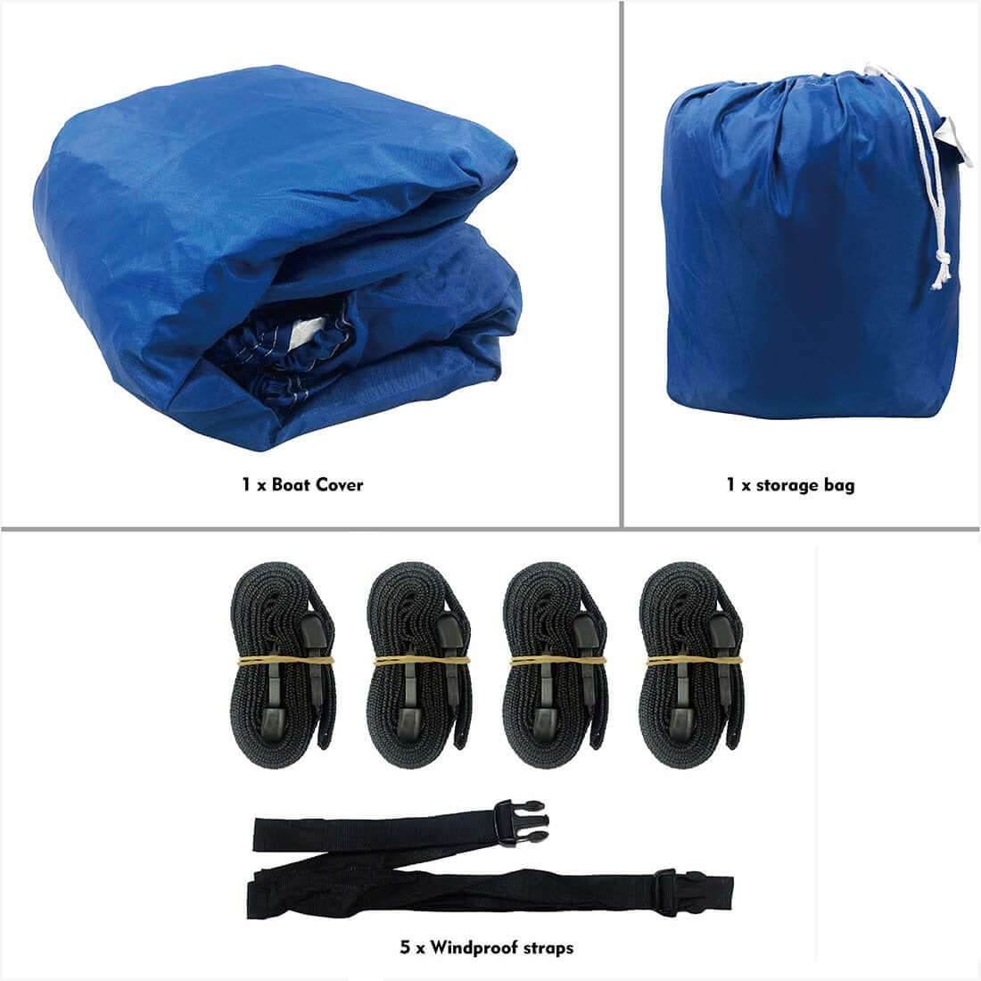 Boat Cover Heavy Duty – 210D Waterproof Boat Cover for 20–22ft V-Hull - Image 3