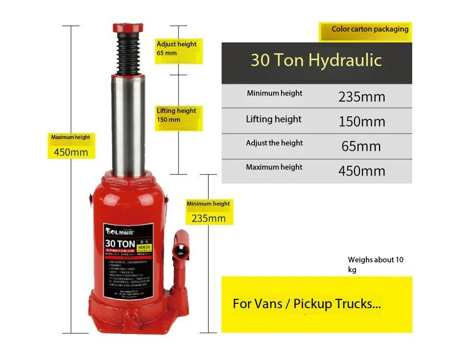Bottle Jack Hydraulic 30T - Image 4